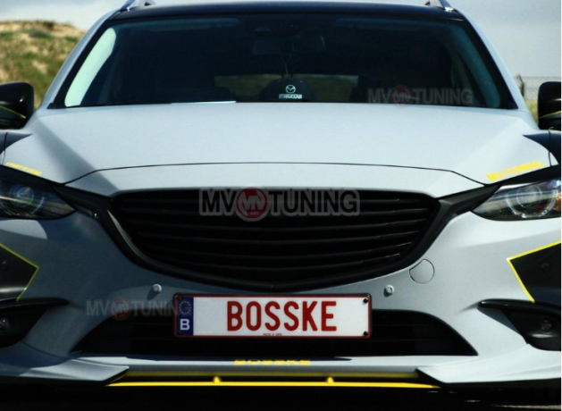 Спойлер-Вставка между клыками "SkyActivSport" для Mazda 6 (2015-н.в.) купить недорого с доставкой в Ставрополь