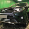 Защита радиатора "Standart" Toyota RAV4 (2015-2019) низ, хром купить недорого с доставкой в Ставрополь