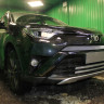 Защита радиатора "Standart" Toyota RAV4 (2015-2019) низ, хром купить недорого с доставкой в Ставрополь