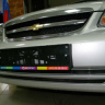Защита радиатора "Standart" Chevrolet Lacetti седан (2004-2013) чёрная купить недорого с доставкой в Ставрополь