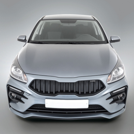 Бампер передний "Kudos" для Kia Rio (2017-2020) купить недорого с доставкой в Ставрополь