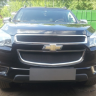 Защита радиатора "Standart" Chevrolet Trailblazer (2012-2015) чёрная купить недорого с доставкой в Ставрополь