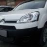 Защита радиатора "Standart" Citroen Berlingo рестайлинг (2008-2016) чёрная купить недорого с доставкой в Ставрополь