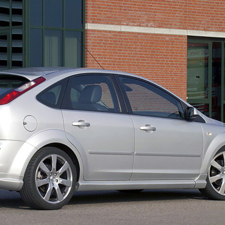 Накладки на пороги "MS" для Ford Focus 2 (2004-2011) купить недорого с доставкой в Ставрополь
