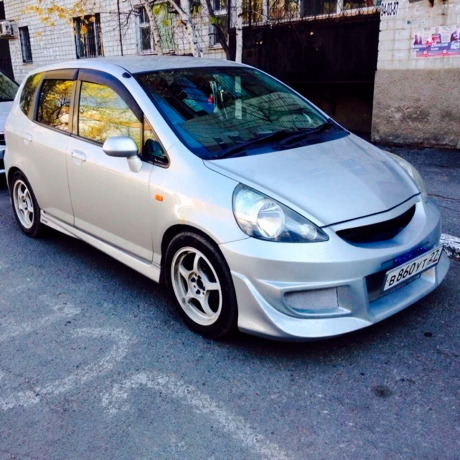 Накладки на пороги "Modulo" для Honda Fit GD купить недорого с доставкой в Ставрополь