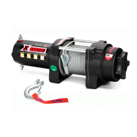 Лебедка для квадроцикла "Master Winch" Х2500, электрическая, 12В купить недорого с доставкой в Ставрополь