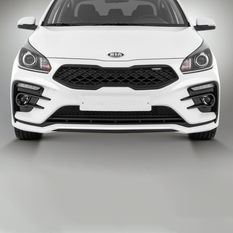 Бампер передний "Kudos Romb" для Kia Rio (2017-2020) купить недорого с доставкой в Ставрополь