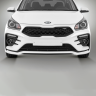 Бампер передний "Kudos Romb" для Kia Rio (2017-2020) купить недорого с доставкой в Ставрополь
