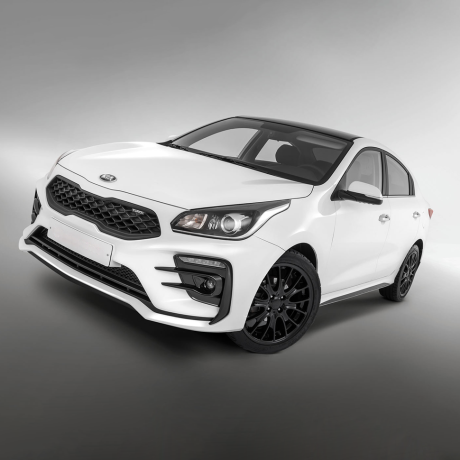 Бампер передний "Kudos Romb" для Kia Rio (2017-2020) купить недорого с доставкой в Ставрополь