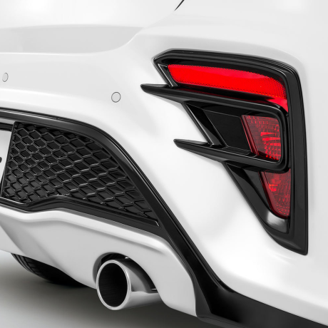 Бампер задний "Kudos" под раздвоенный глушитель для Kia Rio (2017-2020) купить недорого с доставкой в Ставрополь