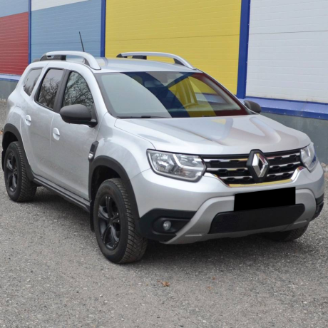 Накладки на зеркала с козырьком "КАРТ" для Renault Duster 2 (с 2021 г.в.) тиснение, без комплектации купить недорого с доставкой в Ставрополь