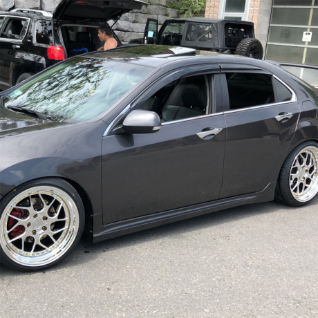 Накладки на пороги "Mugen Style" для Honda Accord VIII (2008-2013) купить недорого с доставкой в Ставрополь