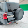 Колпак запасного колеса (Абс гладкий, закрытый) для Mitsubishi Pajero 3 купить недорого с доставкой в Ставрополь