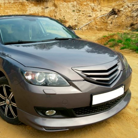Решетка радиатора "Корнер" для Mazda 3, хэтчбэк (2003-2009) купить недорого с доставкой в Ставрополь