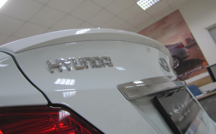 Лип-спойлер для Hyundai Solaris (2010-2016) купить недорого с доставкой в Ставрополь