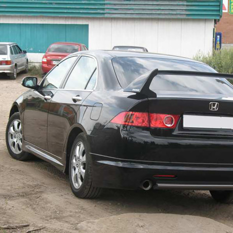 Накладки на пороги "Mugen" для Honda Accord (2004-2008) купить недорого с доставкой в Ставрополь