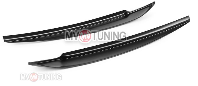 Накладки на фары (реснички) короткие var №1 для Mazda 3 Hatchback (2004-2009) купить недорого с доставкой в Ставрополь