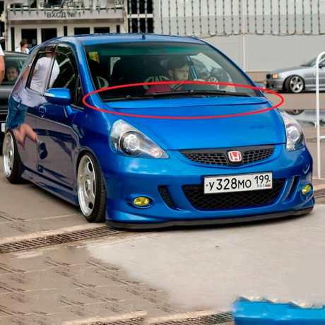 Накладка на капот "Fabolous" для Honda Fit GD купить недорого с доставкой в Ставрополь