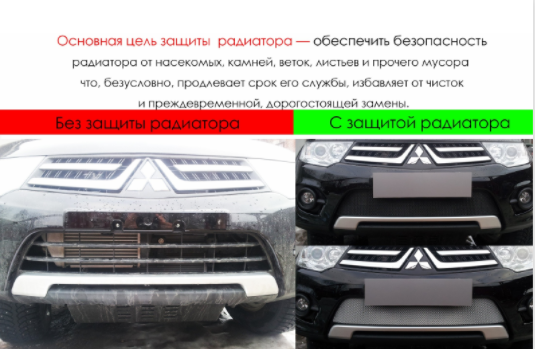 Защита радиатора "Standart" BMW X3 (2017-2021) чёрная купить недорого с доставкой в Ставрополь